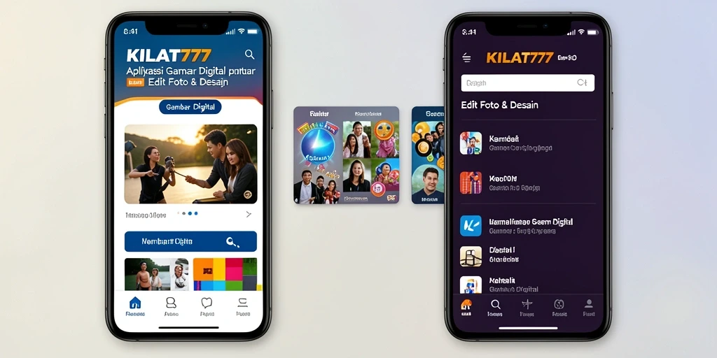 Tampilan antarmuka pengguna KILAT777 yang modern dan fungsional.