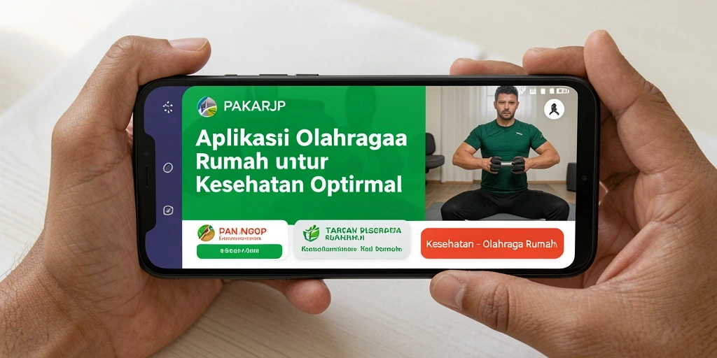 Antarmuka PAKARJP yang intuitif untuk olahraga rumah.