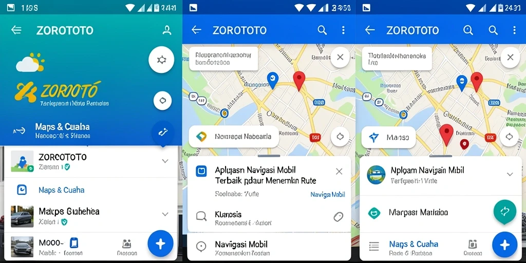 Tampilan antarmuka ZOROTOTO yang intuitif dan mudah digunakan.