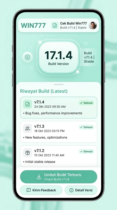 Riwayat Versi Aplikasi win777 untuk Android